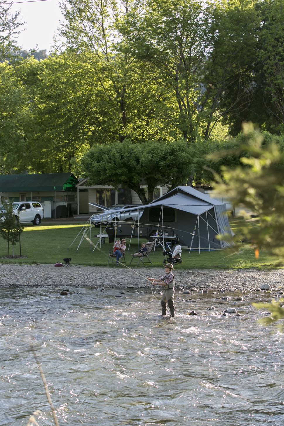 Fishing Ovens River Bright